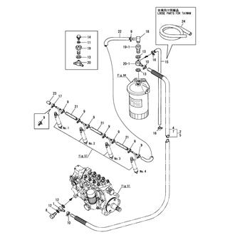 FIG 62. FUEL RETURN PIPE(4LH-HT/HTZAY/DTZ)