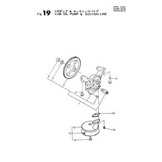 FIG 19. LUB.OIL PUMP & SUCTION LINE