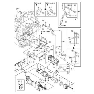 FIG 29. (19A)EB TROLLING(GOVERNOR VALVE)(TRAILING PUMP SPEC.)(YX-71-1,2,6)