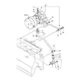 FIG 22. LUB. OIL PIPE(TURBOCHARGER)