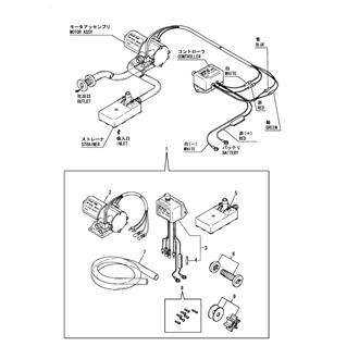 FIG 58. (48C)BILGE PUMP(24V/OPTIONAL)