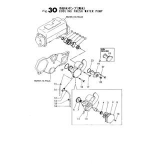 FIG 30. COOLING FRESH WATER PUMP