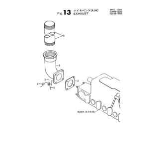 FIG 13. EXHAUST BEND