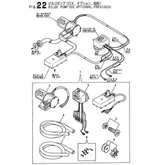 FIG 22. BILGE PUMP(DX,OPTIONAL,PREVIOUS)