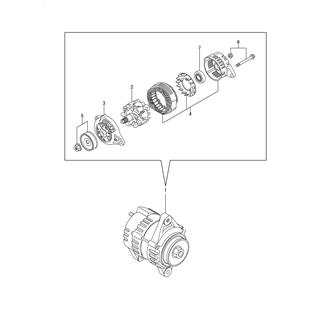 FIG 60. (42A)GENERATOR(2GM(F)Y)(HITACHI:UP TO 2012.6)