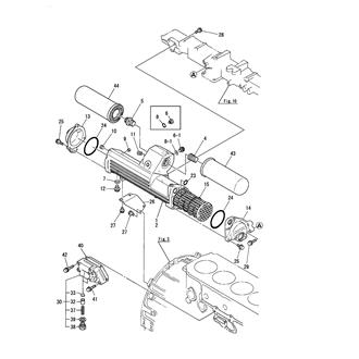 FIG 20. LUB. OIL COOLER & LUB. OIL STRAINER