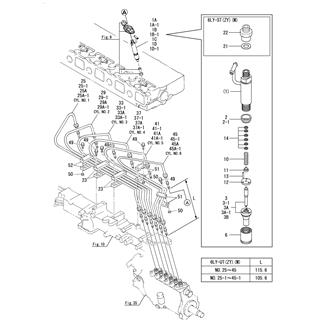 FIG 40. FUEL INJECTION VALVE & FUEL INJECTION PIPE