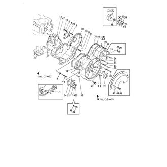 FIG 2. GEAR HOUSING(FOR YP CLUTCH)