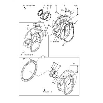 FIG 3. FLYWHEEL HOUSING(FOR YP CLUTCH)