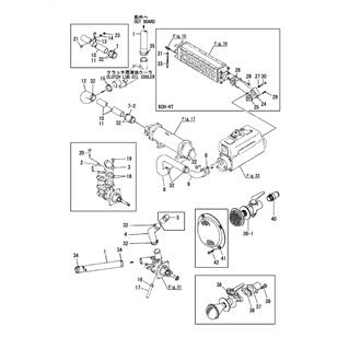 FIG 24. COOLING PIPE(SEA WATER)(FOR YP CLUTCH)