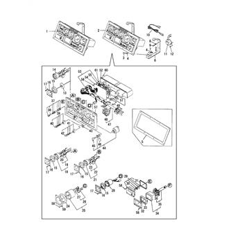 FIG 49. INSTRUMENT PANEL(FOR YP CLUTCH)(FROM NOV. 1979)