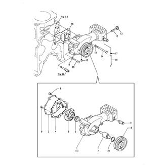 FIG 32. COOLING FRESH WATER PUMP