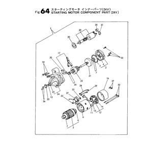 FIG 64. STARTING MOTOR COMPONET PART