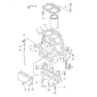 FIG 1. CYLINDER BLOCK & MAIN BEARING