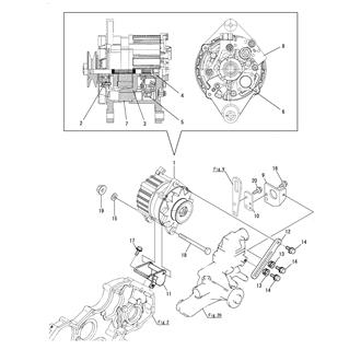 FIG 73. (41A)GENERATOR(4LH-UT, UTZAY)(BOSCH)