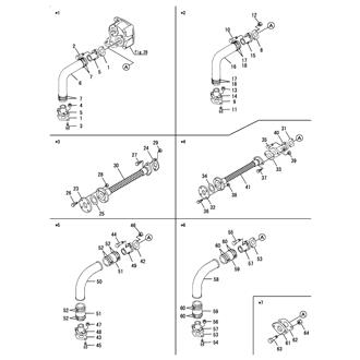 FIG 87. (30F)COOLING PIPE(SEA WATER)(COOLER(FRESH WATER) IN)(EMRG)(FROM 2006.11)