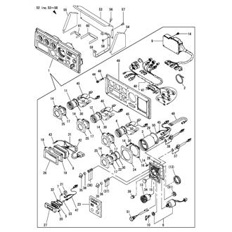 FIG 57. INSTRUMENT PANEL(D-TYPE)(6LP-DT/ST)