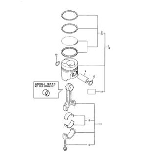 FIG 18. PISTON & CONNECTING ROD