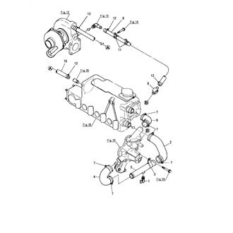 FIG 28. COOLING FRESH WATER PIPE(4JH3-HTZ1/HTZA/HTZY1/HTZAY)