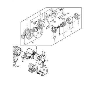 FIG 35. STARTING MOTOR(12V)(UP TO E01559)