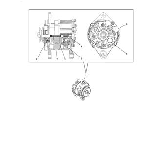 FIG 46. (35B)GENERATOR(INNER PARTS)(24V)(BOSCH)