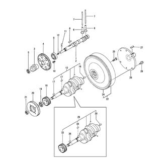 FIG 7. CAMSHAFT & CRANKSHAFT