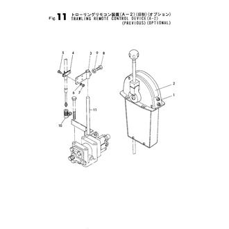 FIG 11. TROLLING REMO-CON DEVICE(A-2,PREVIOUS,OPTIONAL)