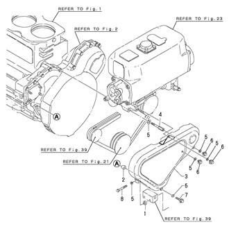 FIG 40. V-BELT COVER(TO E/#0862)