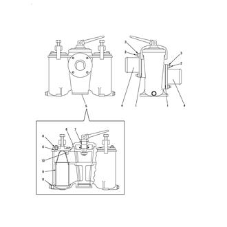 FIG 48. COOLING FILTER(SEA WATER)(DUPLEX)