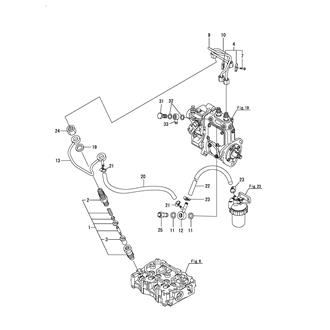 FIG 22. FUEL INJECTION VALVE & FUEL INJECTION PIPE