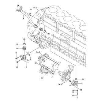 FIG 22. LUB. OIL PIPE(CYLINDER BLOCK)