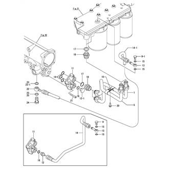 FIG 24. LUB. OIL PIPE(LUB. OIL FILTER)