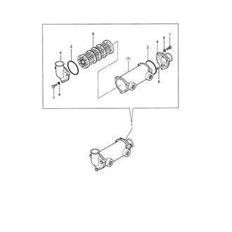 FIG 81. (44B)COOLER(FUEL)(INNER PARTS)