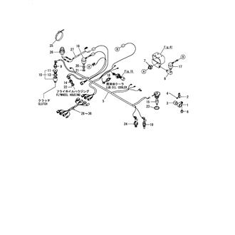 FIG 38. WIRE HARNESS & SENSOR(EARTH TYPE)