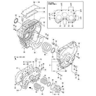 FIG 3. CLUTCH HOUSING(TRAILING PUMP SPEC)