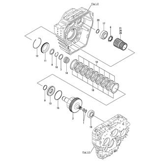 FIG 14. SUPPORT SHAFT(2ND)(YXH2-130-7/8/9)