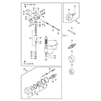 FIG 30. HYDRAULIC PUMP(F1) & PRESSURE GAUGE(F3)(OPTIONAL)