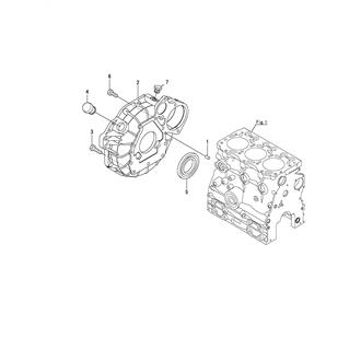 FIG 3. FLYWHEEL HOUSING