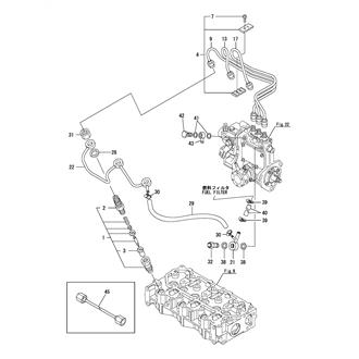 FIG 25. FUEL INJECTION VALVE & FUEL INJECTION PIPE