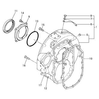 FIG 3. FLYWHEEL HOUSING