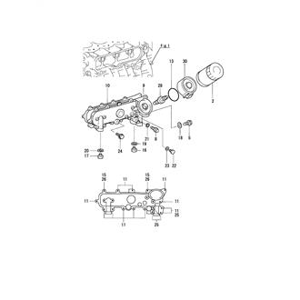 FIG 26. COVER(LUB. OIL COOLER)