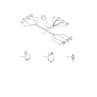 FIG 61. WIRE HARNESS(2-PANEL SPECIFICATION)