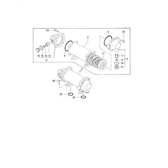 FIG 19. LUB. OIL COOLER