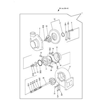 FIG 17. TURBINE(INNER PARTS)(6CH-WDTE)