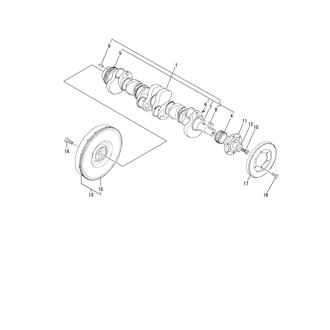 FIG 23. CRANKSHAFT & FLYWHEEL(6CH-WUTE)