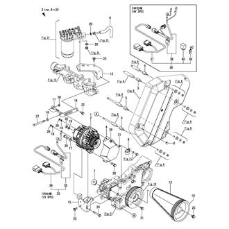 FIG 42. ALTERNATOR KIT(2ND)(ISOLATED TYPE)(OPTIONAL)