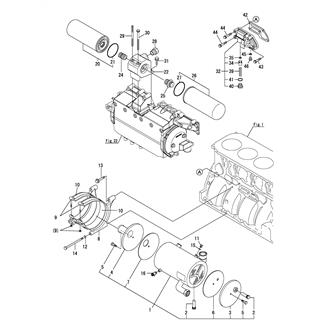 FIG 26. LUB. OIL COOLER & FILTER