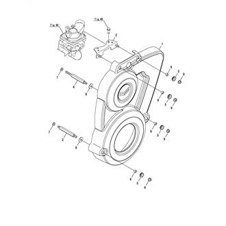 FIG 14. COVER(BELT)(WITHOUT 2ND GENERATOR SPEC.)