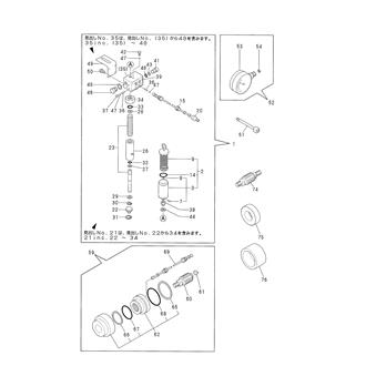 FIG 21. HYDRAULIC PUMP(F1) & PRESSURE GAUGE(F3)(OPTIONAL)