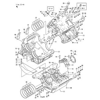 FIG 4. CLUTCH HOUSING(YXH-2000C/2500C)(TRAILING PUMP SPEC.)(OPTIONAL)